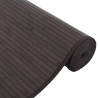 Alfombra rectangular bambú marrón oscuro 80x1000 cm 4
