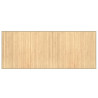 Tapete retangular 80x200 cm bambu cor natural clara 2
