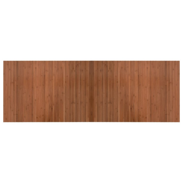 Tapete retangular bambu marrom 70x200 cm M 2