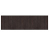 Tapete retangular bambu marrom escuro 60x200 cm 2
