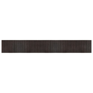 Tapete retangular 70x500 cm bambu castanho-escuro H