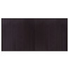 Alfombra rectangular bambú marrón oscuro 100x200 cm 2