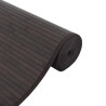 Alfombra rectangular bambú marrón oscuro 100x200 cm 4