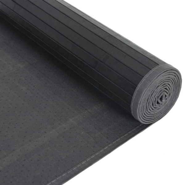 Tapete retangular 80x500 cm bambu preto M 5
