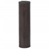 Alfombra rectangular bambú marrón oscuro 70x200 cm 3