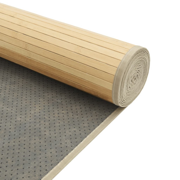 Tapete retangular 100x300 cm bambu cor natural clara M 5