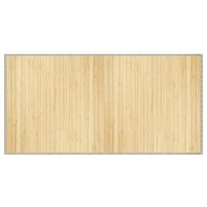 Tapete retangular 100x200 cm bambu cor natural clara H
