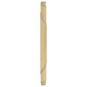 Tapete redondo 100 cm bambu natural claro 3