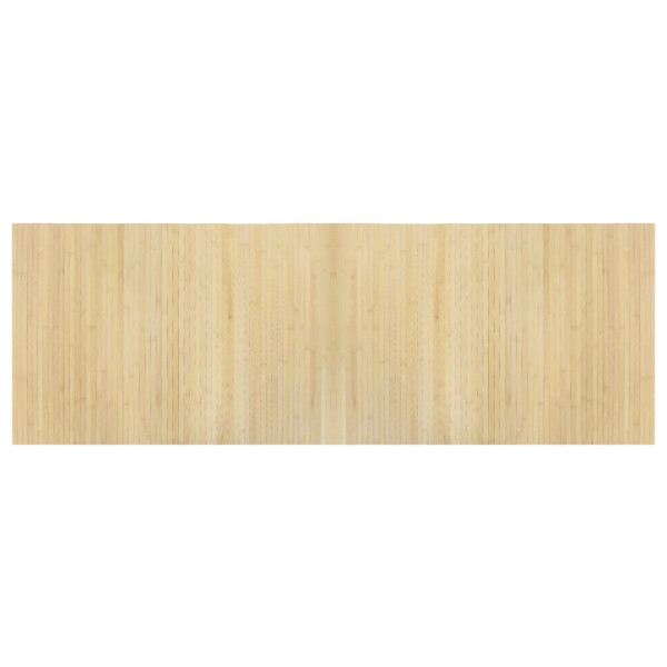Tapete retangular 70x200 cm bambu cor natural clara M 2