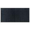 Alfombra rectangular bambú gris 100x200 cm 2