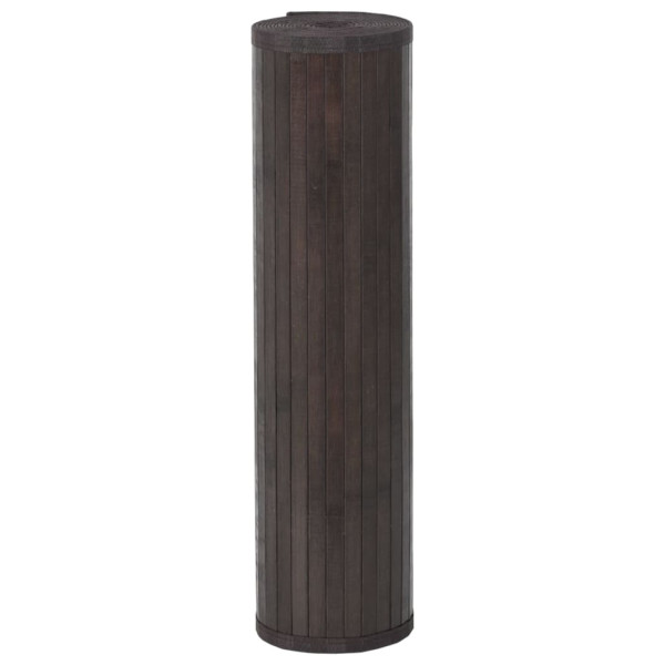 Tapete retangular 60x500 cm bambu castanho-escuro M 3