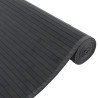 Alfombra rectangular bambú negro 80x300 cm 4