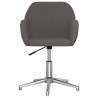 Silla de oficina giratoria tela gris oscuro 3