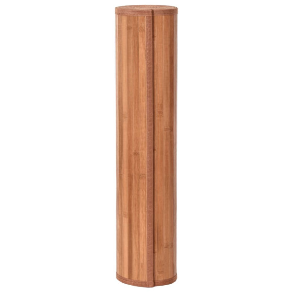 Tapete retangular 70x500 cm bambu castanho M 3