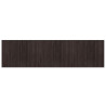Tapete retangular 80x300 cm bambu castanho-escuro 2