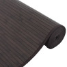 Alfombra rectangular bambú marrón oscuro 80x500 cm 4