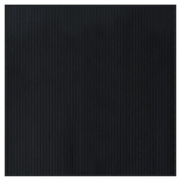 Tapete quadrado 100x100 cm bambu preto M 2