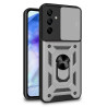 Carcasa COOL para Samsung A556 Galaxy A55 5G Hard Ring Plata 1