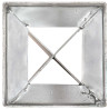 Picas de tierra 2 uds acero galvanizado plateado 10x10x91 cm 5