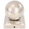 Tapas para postes 6 uds acero inoxidable globo final 91x91 mm 4