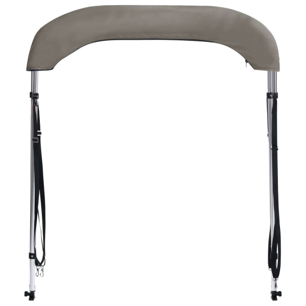 Toldo bimini de 2 arcos gris 148.5x133x104 cm M 4