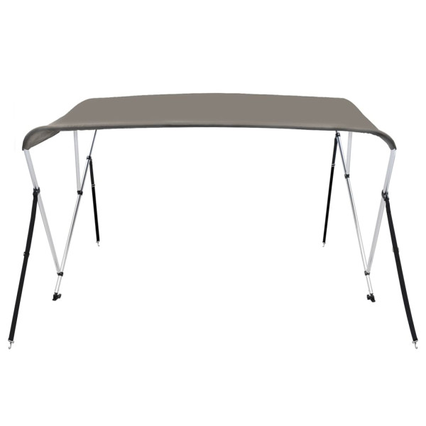 Toldo de 3 arcos Bimini 183x160x137 cm cinzento M 3