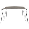 Toldo bimini de 3 arcos gris 184x170x133 cm 3