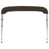 Toldo de 3 arcos Bimini 183x140x137 cm preto 4