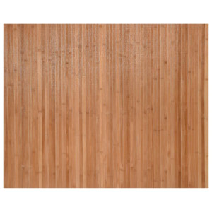 Tapete retangular 80x100 cm bambu cor natural H