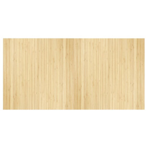 Tapete retangular 100x200 cm bambu cor natural clara H