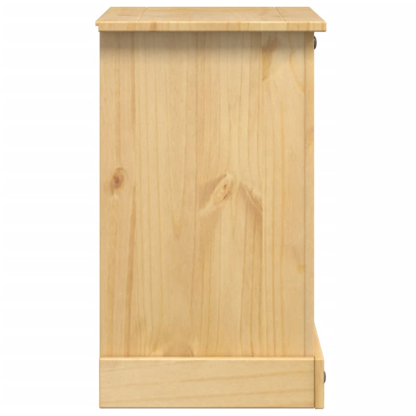 Mesita de noche Corona madera maciza de pino 53x39x66 cm M 5