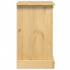 Mesita de noche Corona madera maciza de pino 53x39x66 cm 5