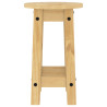 Taburetes altos de cocina 2 uds madera maciza de pino 5