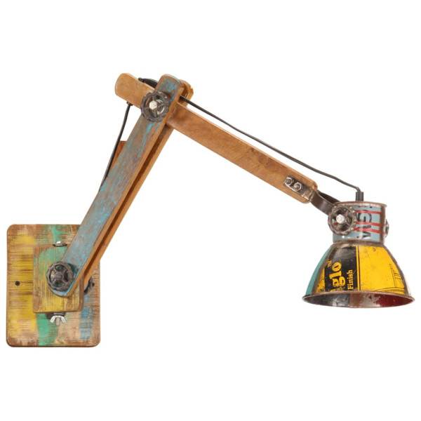 Candeeiro de parede redondo estilo industrial E27 multicor M 2