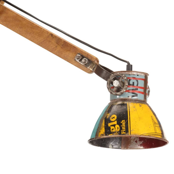 Candeeiro de parede redondo estilo industrial E27 multicor M 4