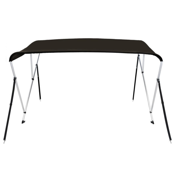 Toldo bimini de 3 arcos negro 184x170x133 cm M 3