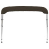 Toldo de 3 arcos Bimini 183x160x137 cm preto 4