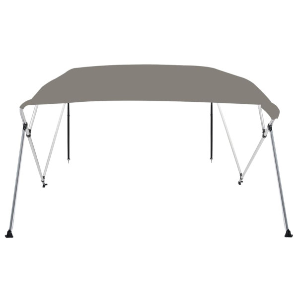 Toldo de 4 arcos Bimini 243x210x137 cm cinzento M 3
