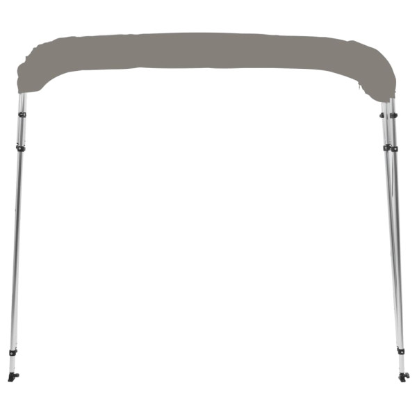Toldo de 4 arcos Bimini 243x210x137 cm cinzento M 4