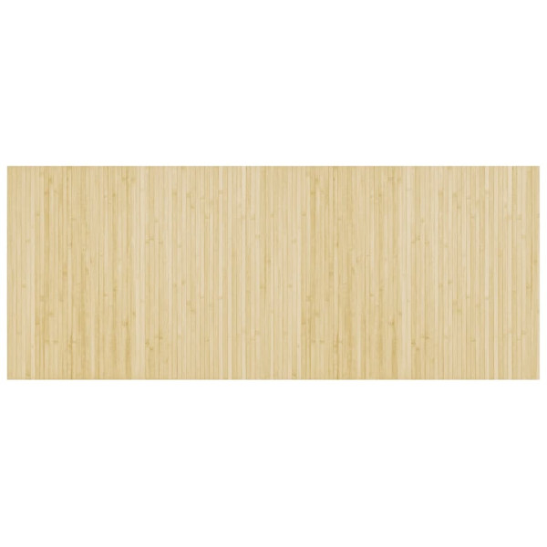 Tapete retangular 80x200 cm bambu cor natural clara M 2