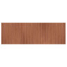 Tapete retangular 100x300 cm bambu castanho 2