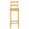 Taburetes altos 2 uds madera maciza de pino 5