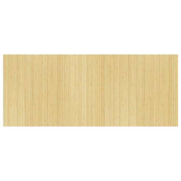 Biombo divisor de bambú color natural claro 165x400 cm M 3