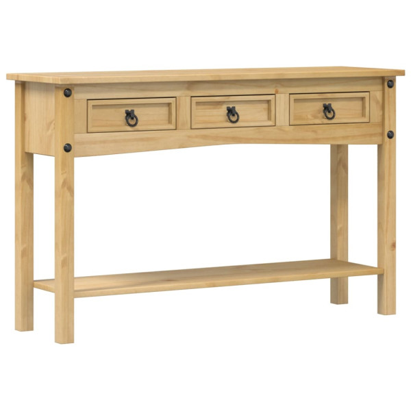 Mesa consola Corona madera maciza de pino 114x34.5x73 cm M 2