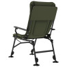 Silla de pesca con reposabrazos plegable verde 5