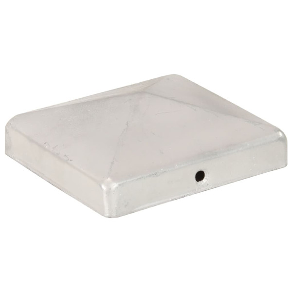 Tampas piramidais postes vedação 6pcs metal galvaniz. 101x101mm M 3