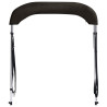 Toldo de 2 arcos Bimini 180x150x110 cm preto 4