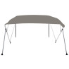 Toldo bimini de 4 arcos gris 236x199x135 cm 3