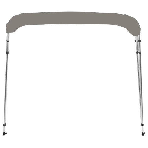 Toldo bimini de 4 arcos gris 236x199x135 cm M 4