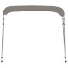 Toldo bimini de 4 arcos gris 236x199x135 cm 4
